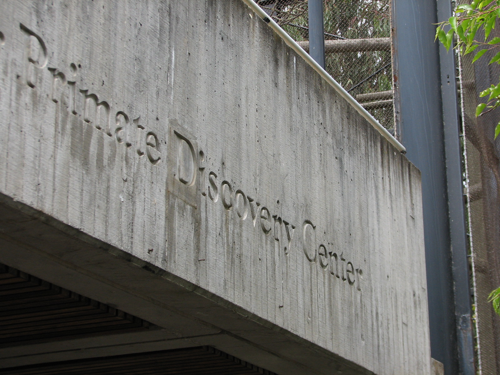 Primate Discovery Center - Sign