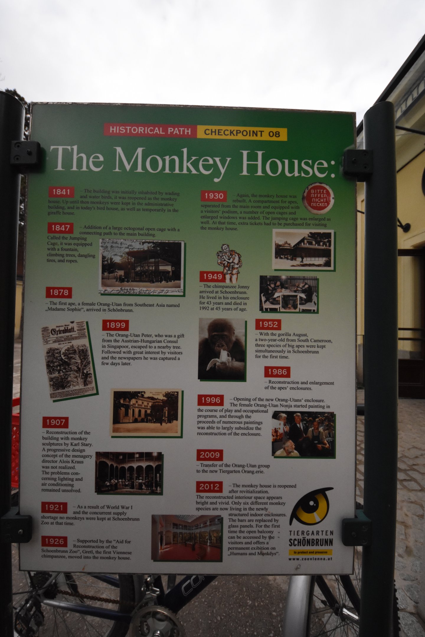 Primate house - history