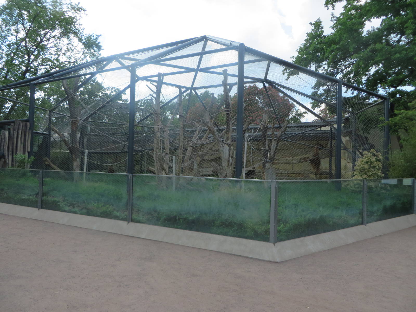 Primate house - orang utan outdoors