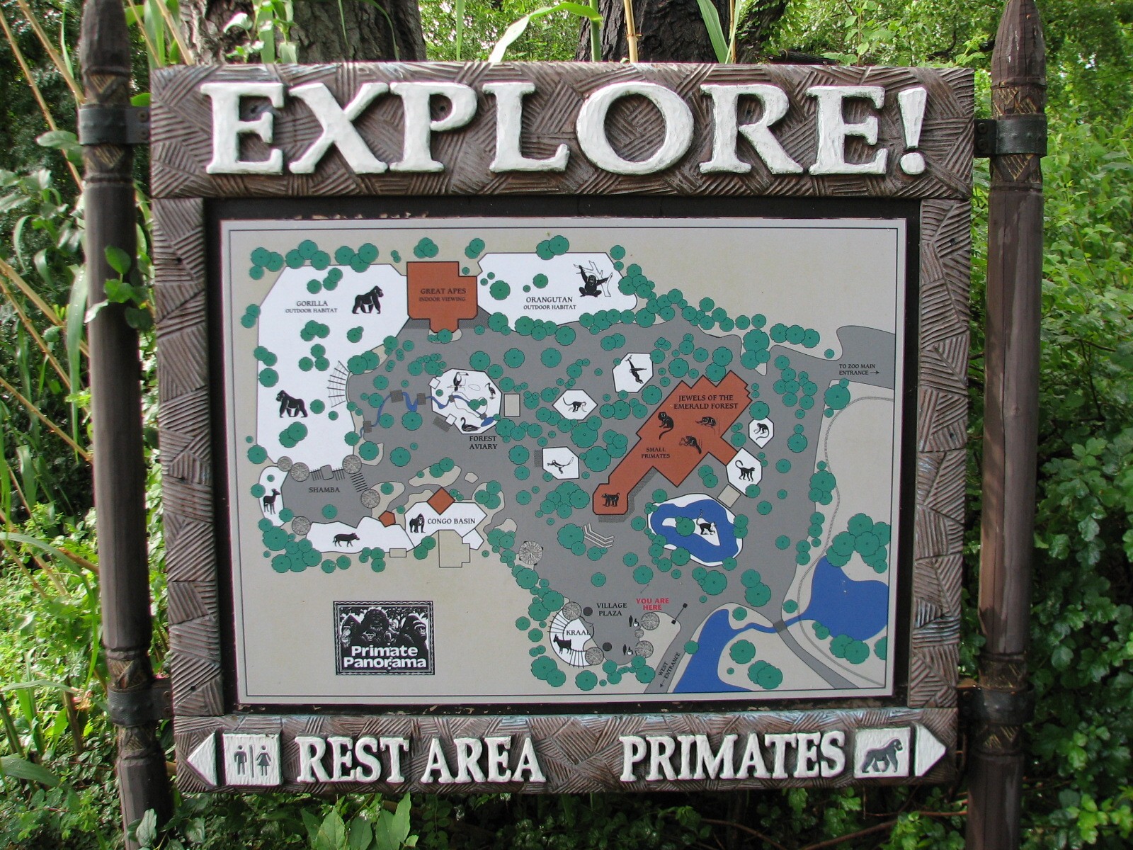 Primate Panorama - Map