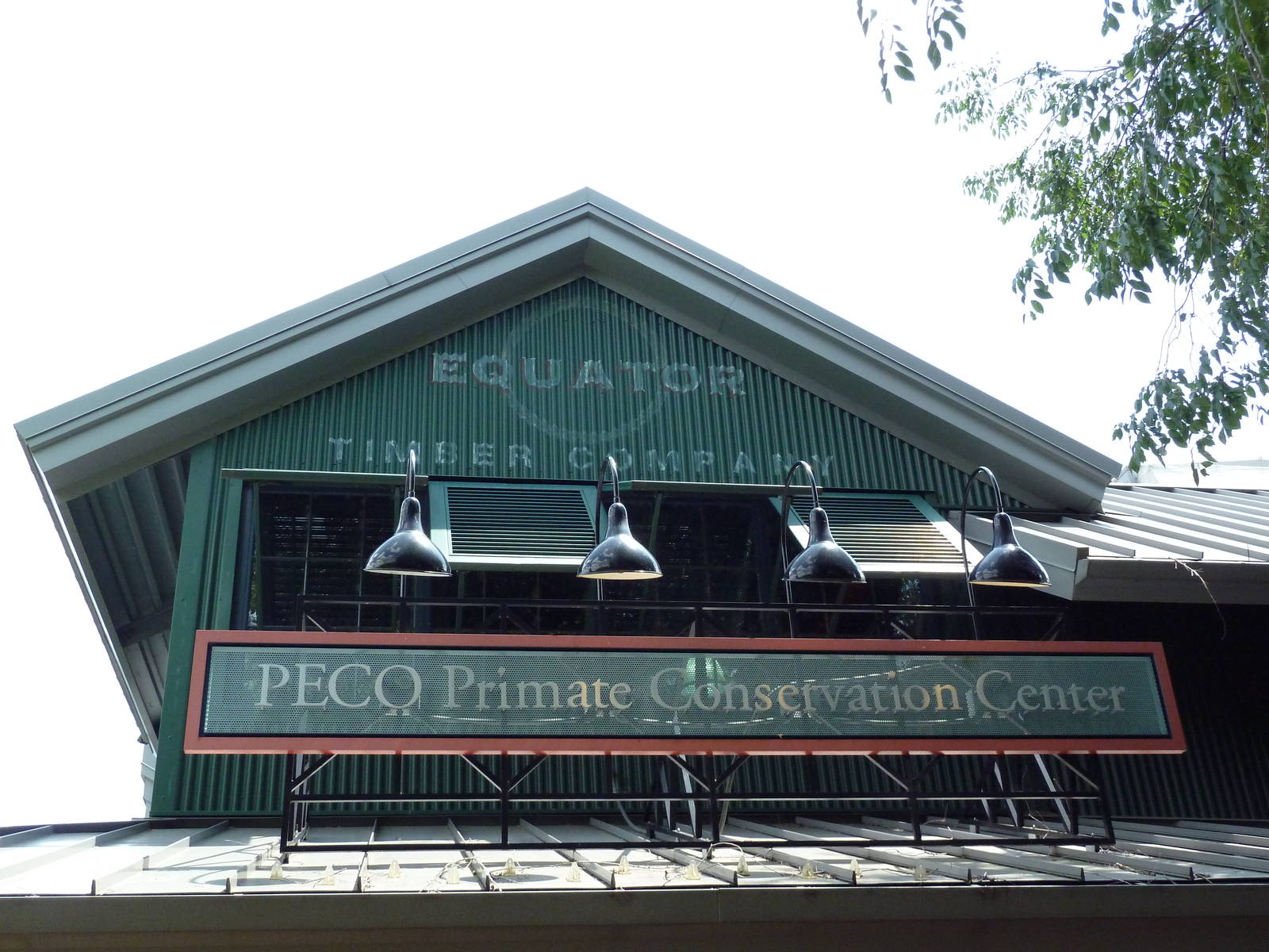 Primate Reserve - Building Entrance Sign