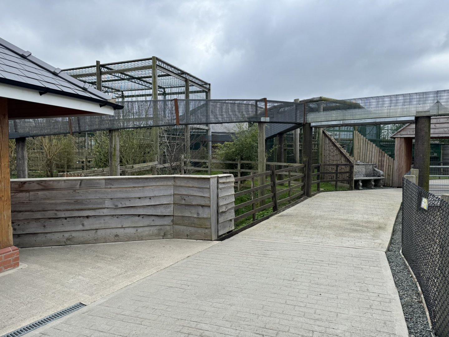 Primate Tunnels at Wolds Wildlife Park (March 2024)