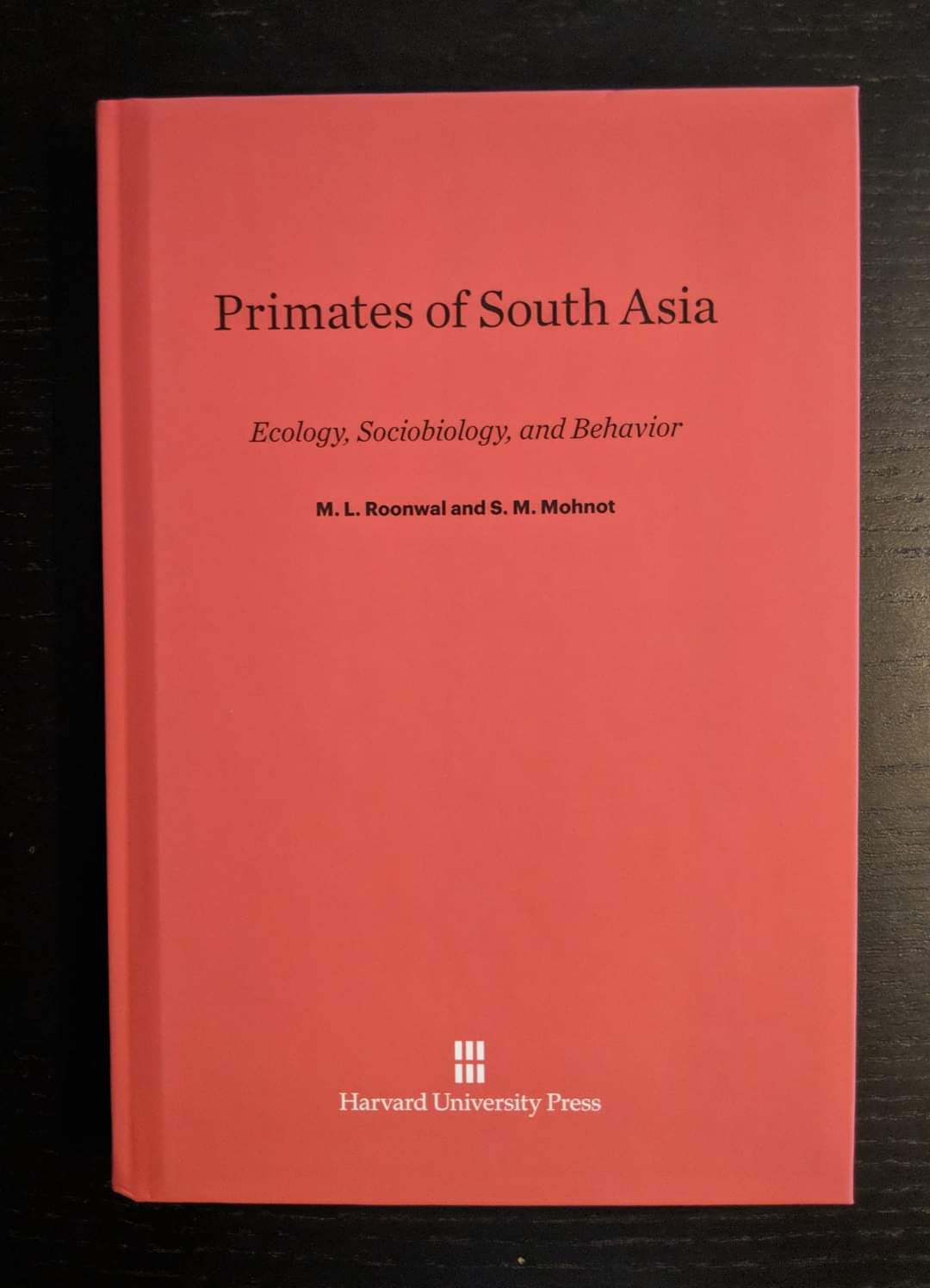 Primates of South Asia: Ecology, Sociobiology, and Behavior