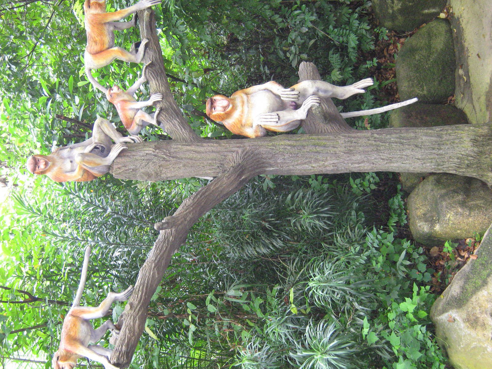 proboscis monkey statue