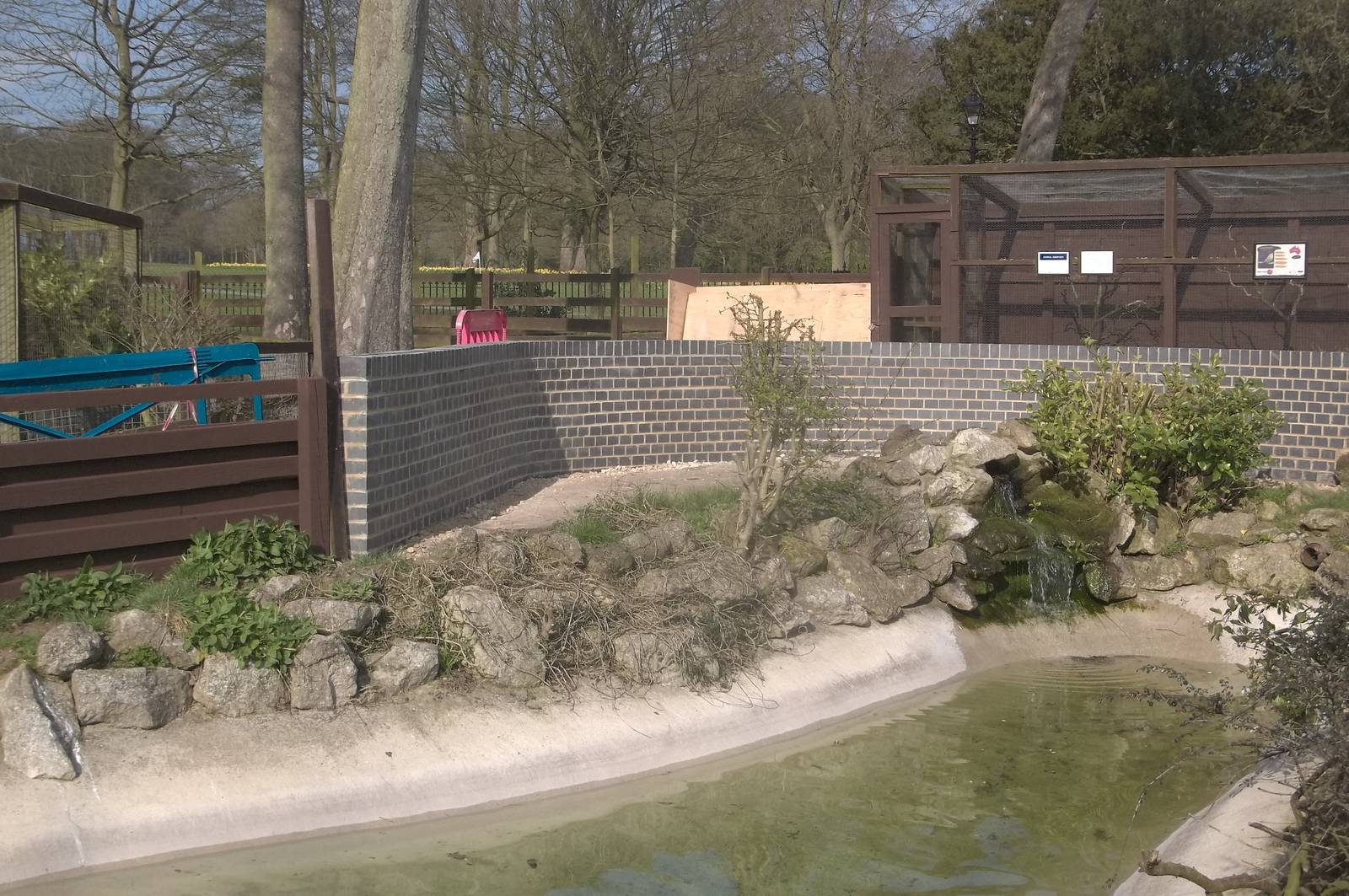 Progress on Penguin exhibit extension, 8th April 2016