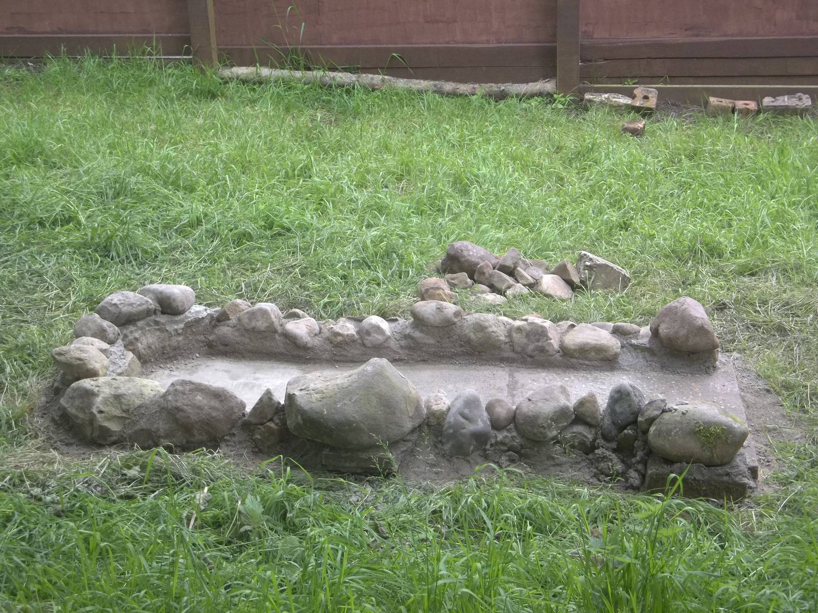 Progress on the Raccoon Dog exhibit extension, 16th June 2015