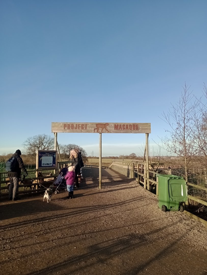 Project Macaque sign