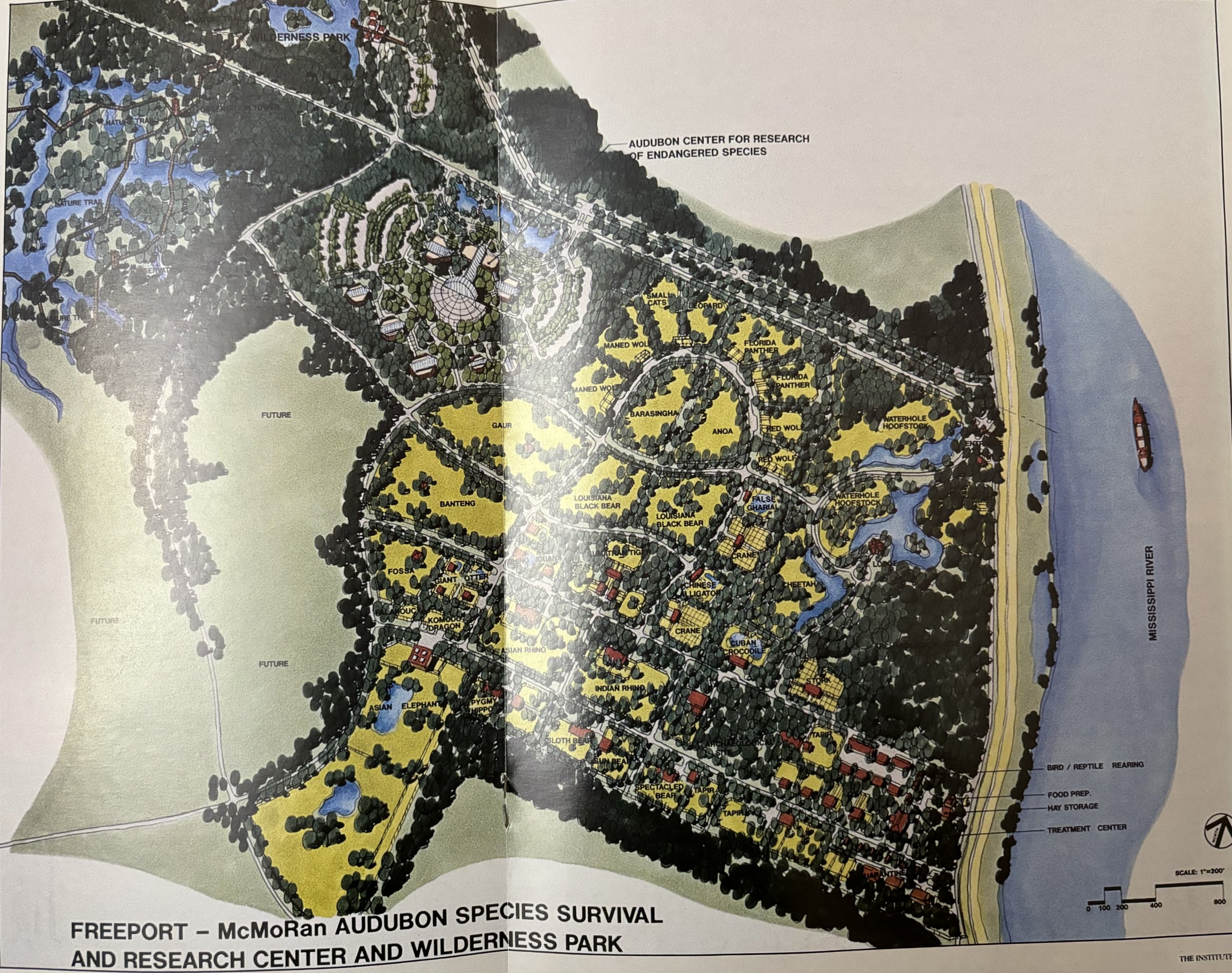 Proposed Freeport-McMoRan-Audubon Species Survival Center & Wilderness Park
