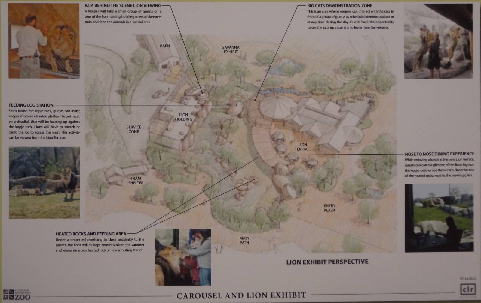 Proposed plan for new African Lion Exhibit
