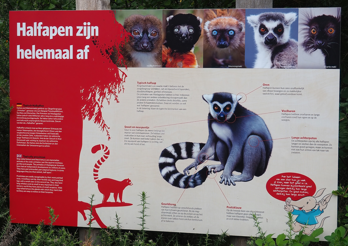 Prosimians signage, 2023-10-07