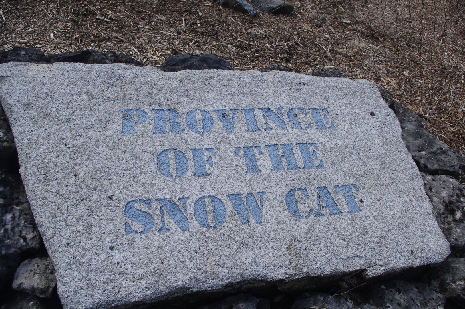 Province of the Snow cat signage- 3/6/2022