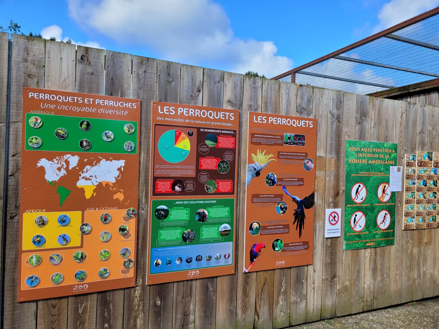 Psittaciformes signs -Zoo du bassin d'Arcachon (2024)