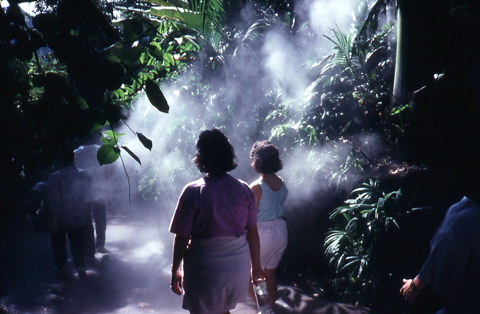 Public being misted on Tiger River - 1990