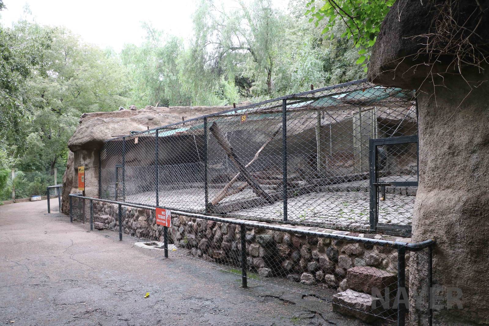 Puma enclosures - Mendoza Zoo, April 2016
