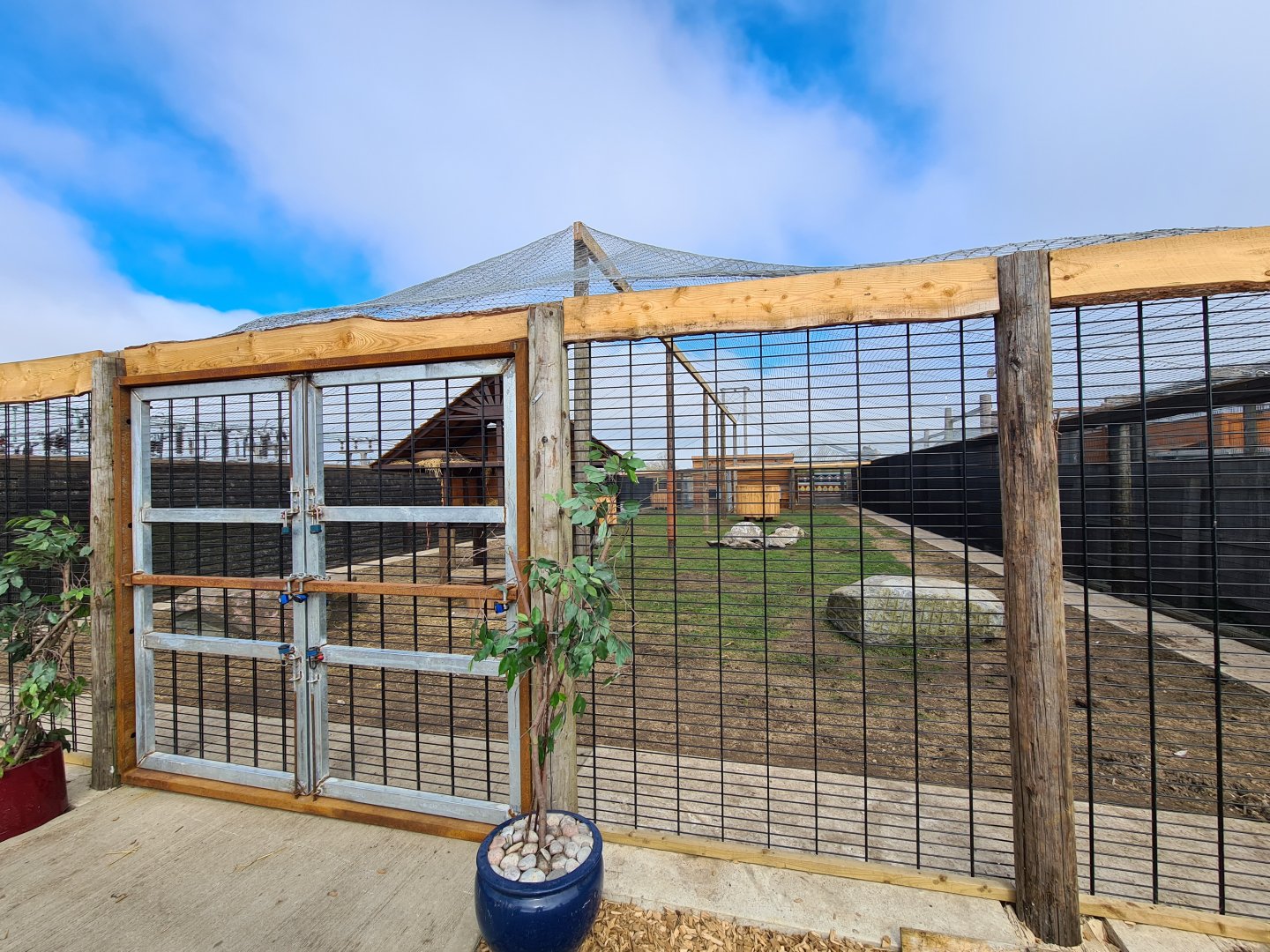 Puma exhibit, Wolds Wildlife Park