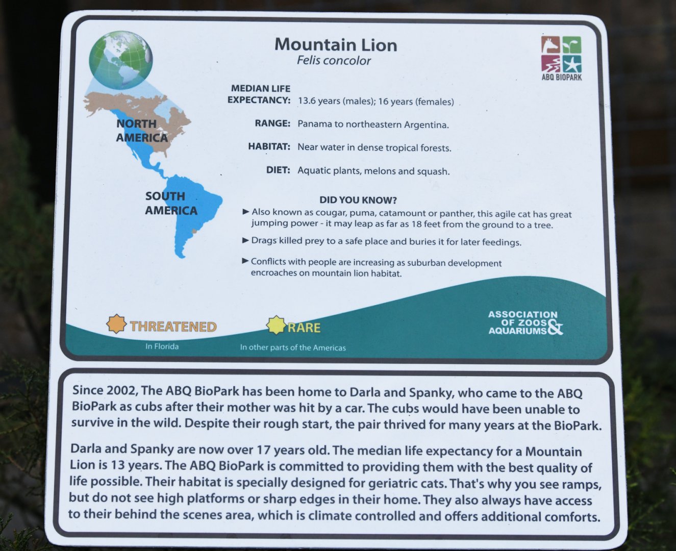 puma sign (glaring mistake)