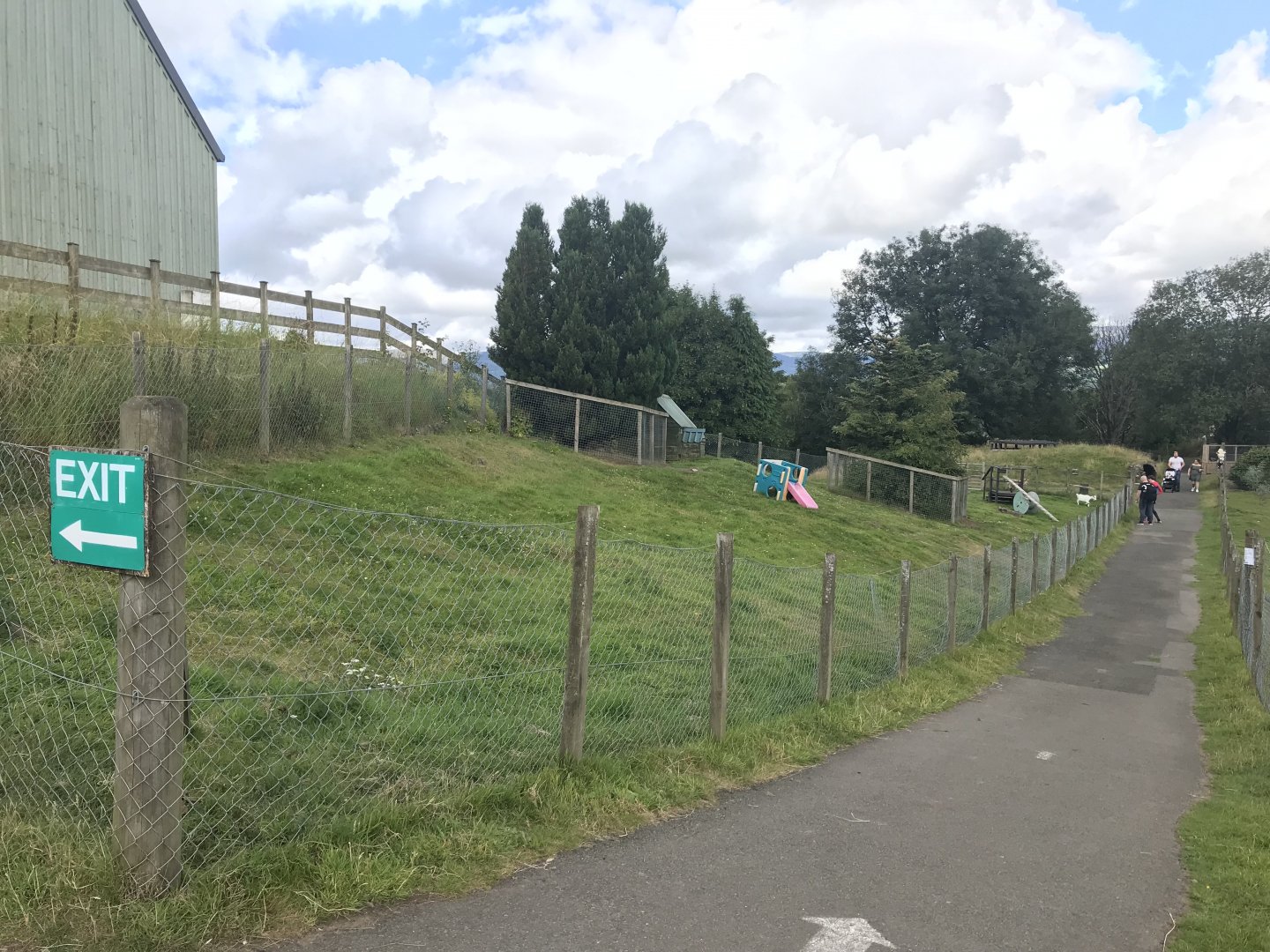 Pygmy goat enclosure