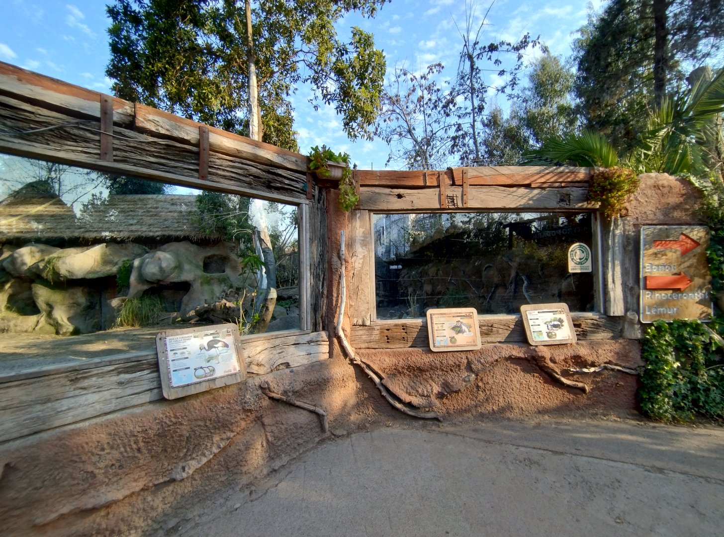 Pygmy hippo exhibit - Buin zoo