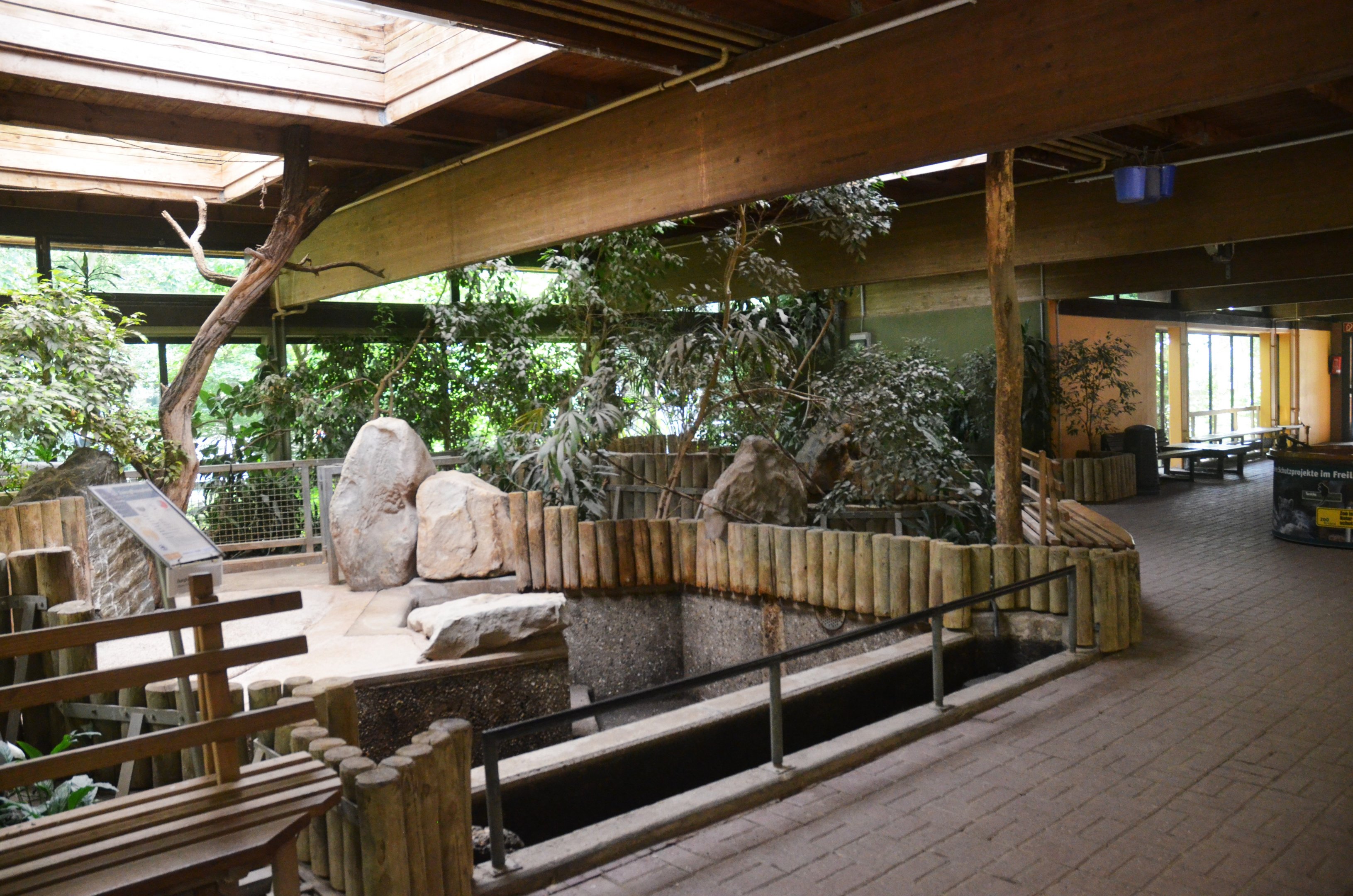 Pygmy Hippo Indoor Enclosure at Krefeld, 15/06/19