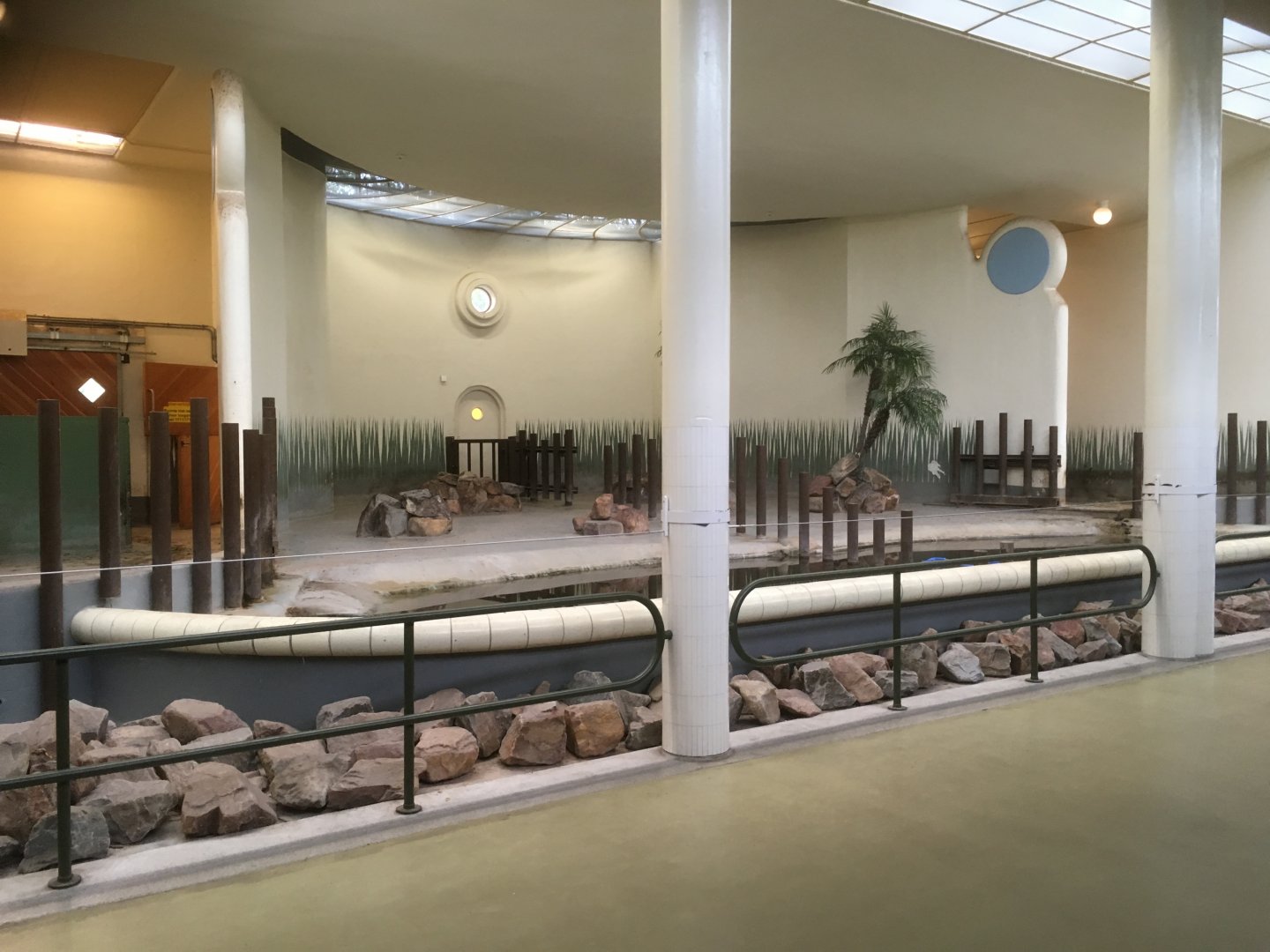 Pygmy hippo indoor enclosure