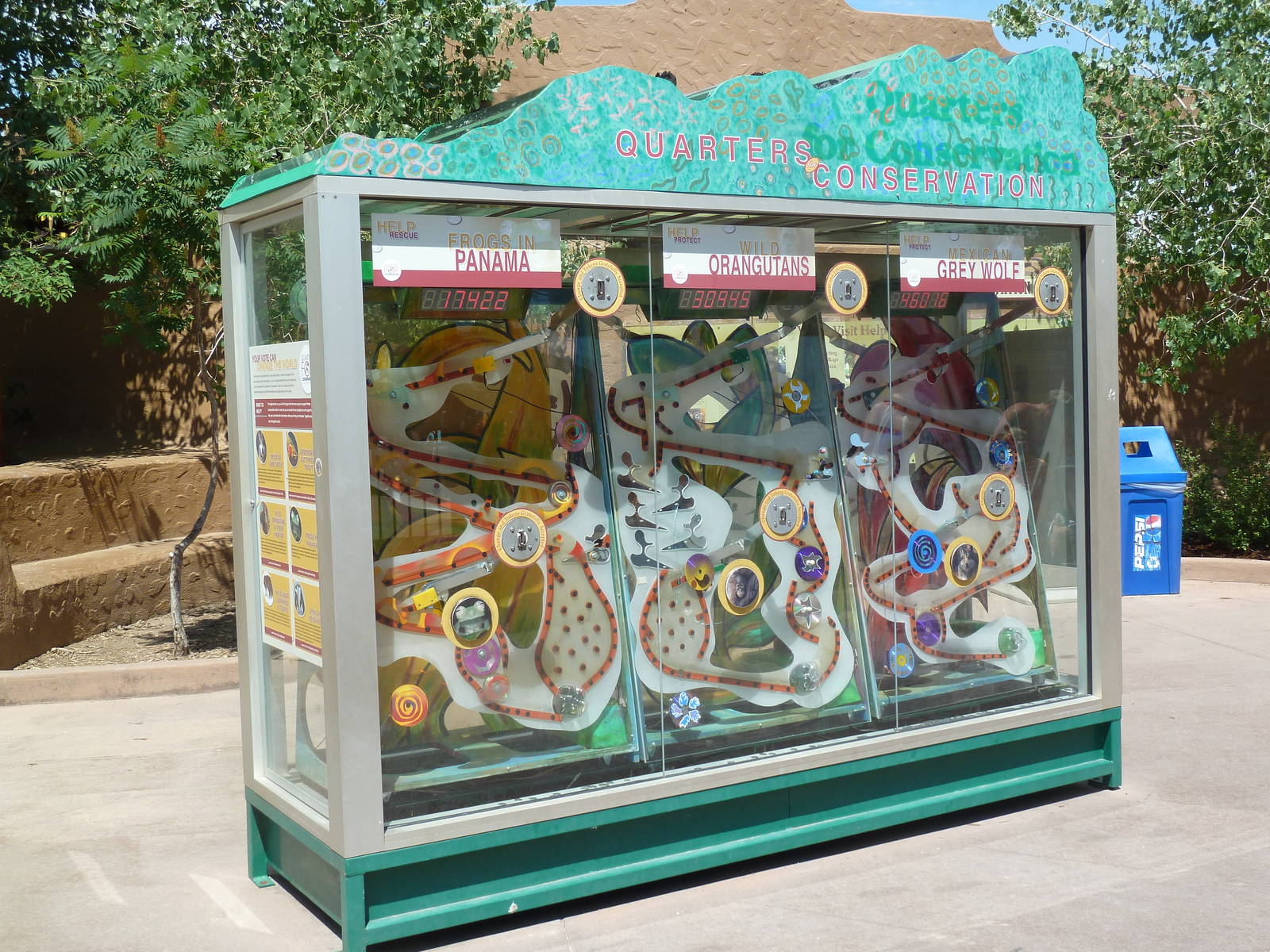 Quarters for Conservation Machine