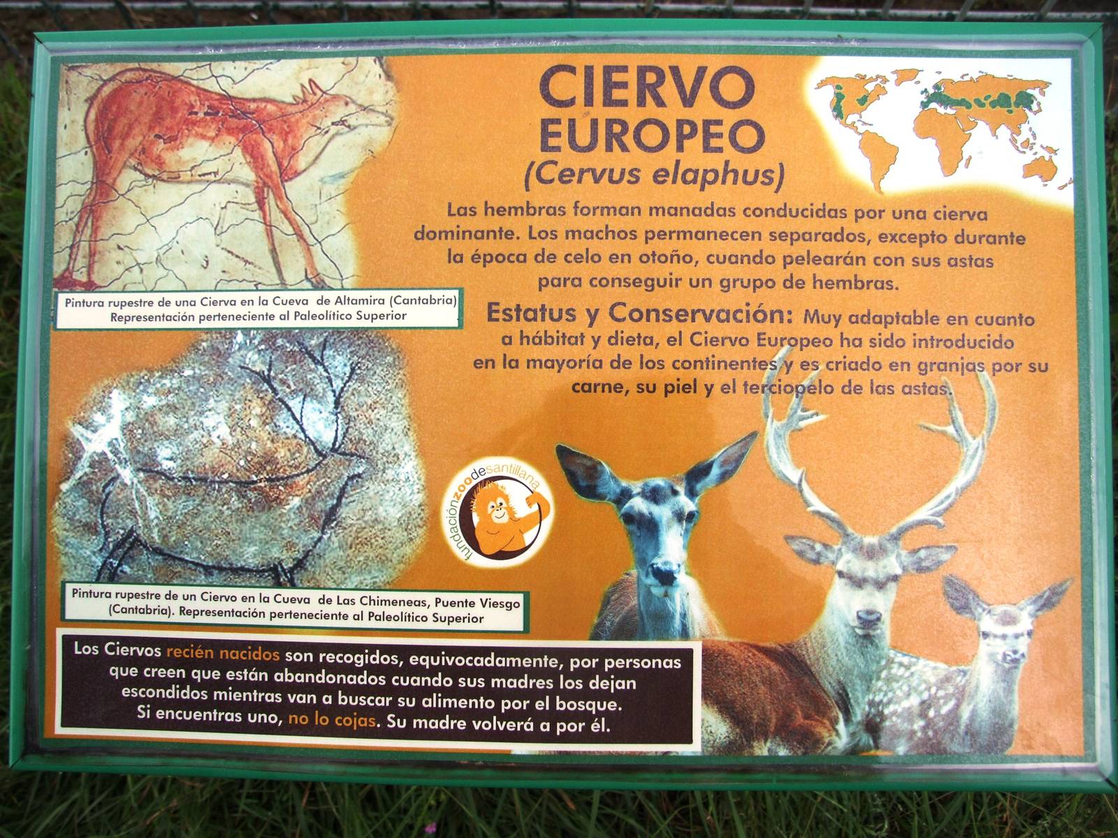 Quaternary Park Signage Example at Santillana del Mar, 13/06/15