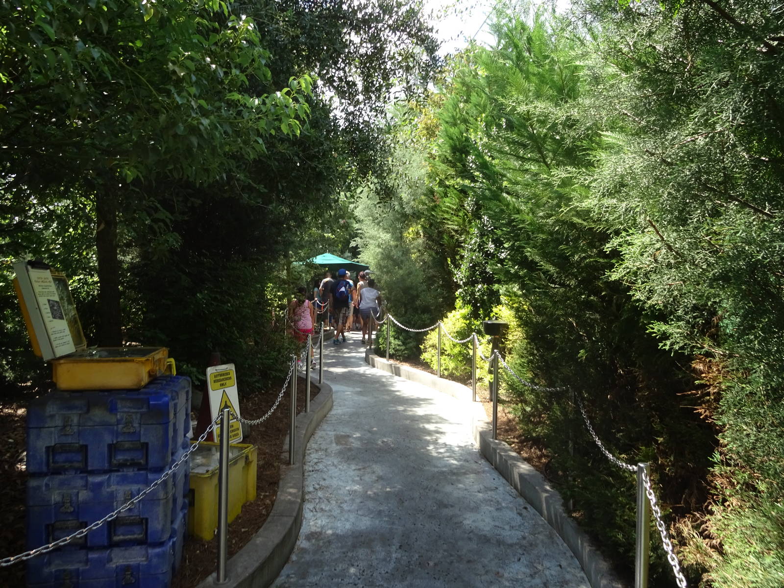 Queue Area for Antarctica: Empire of the Penguin at SeaWorld Orlando