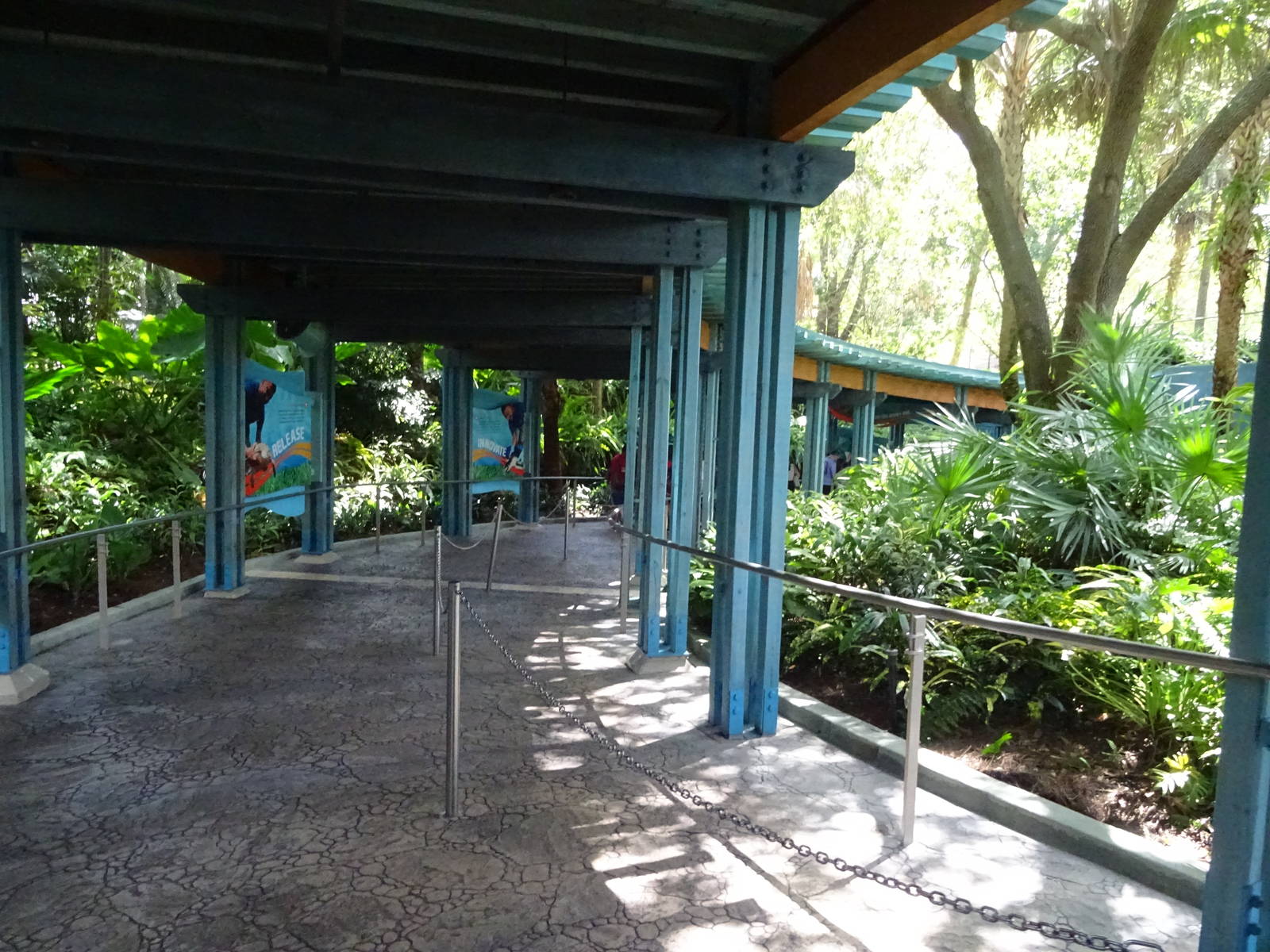 Queue Area for Turtle Trek at SeaWorld Orlando