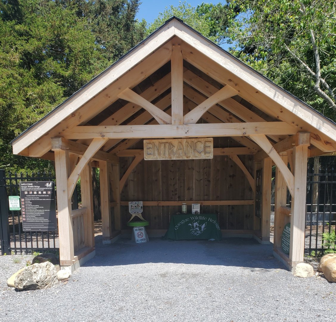 Quogue Wildlife Refuge (2022) - Entrance Gate