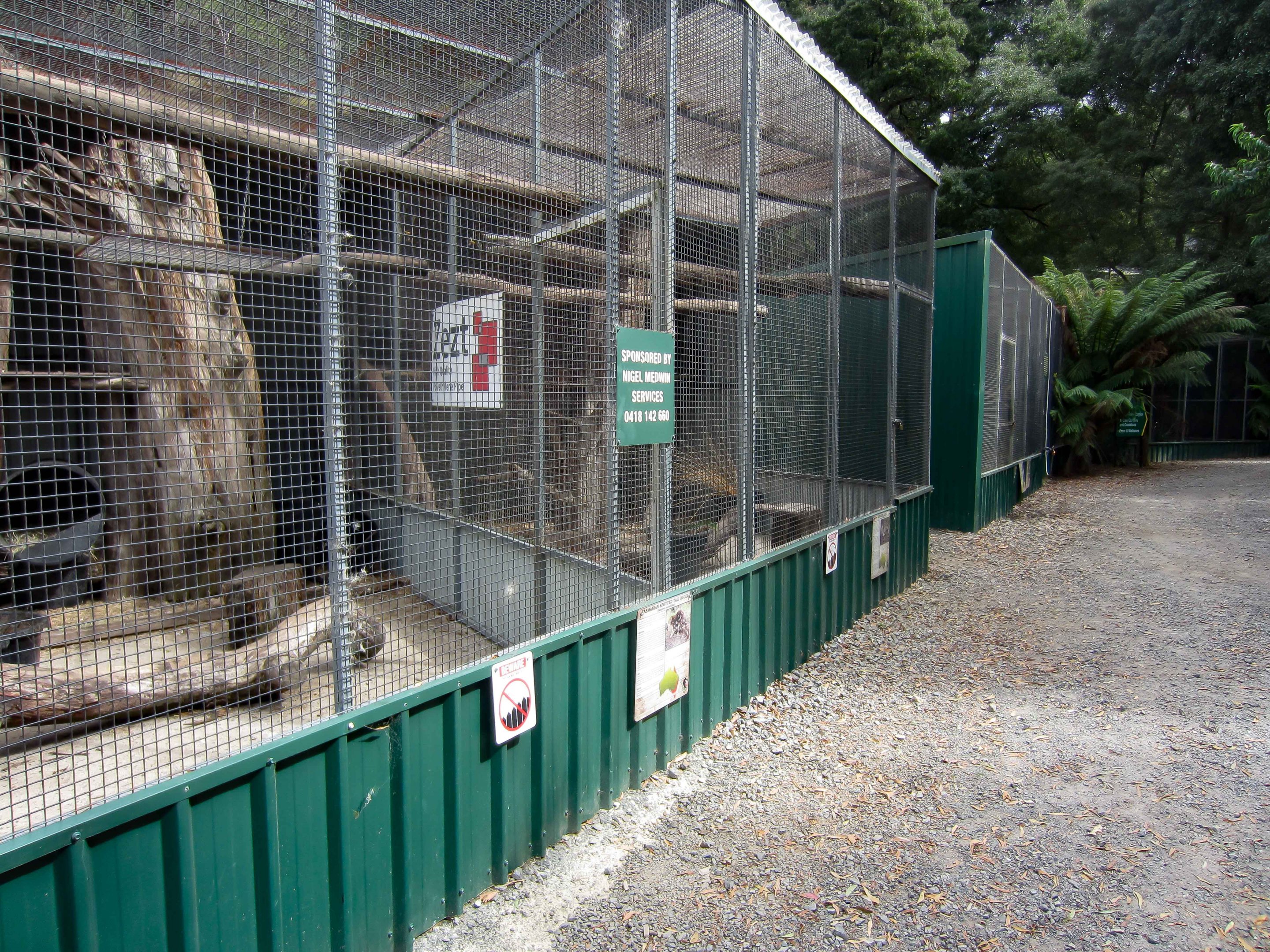 Quoll enclosures