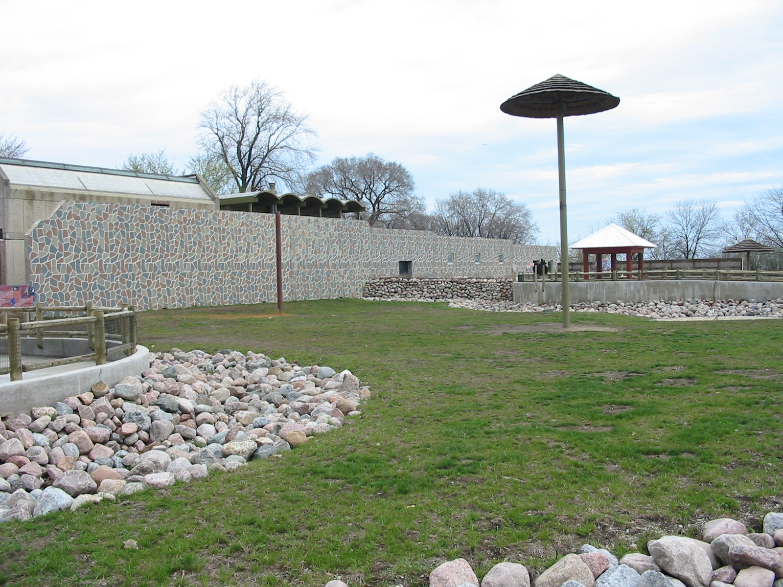 Racine Zoo 2003 - First of two Rhinoceros exhibits