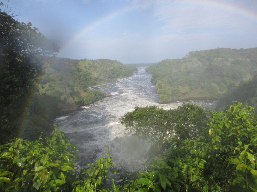 Rainbow over the Victoria Nile