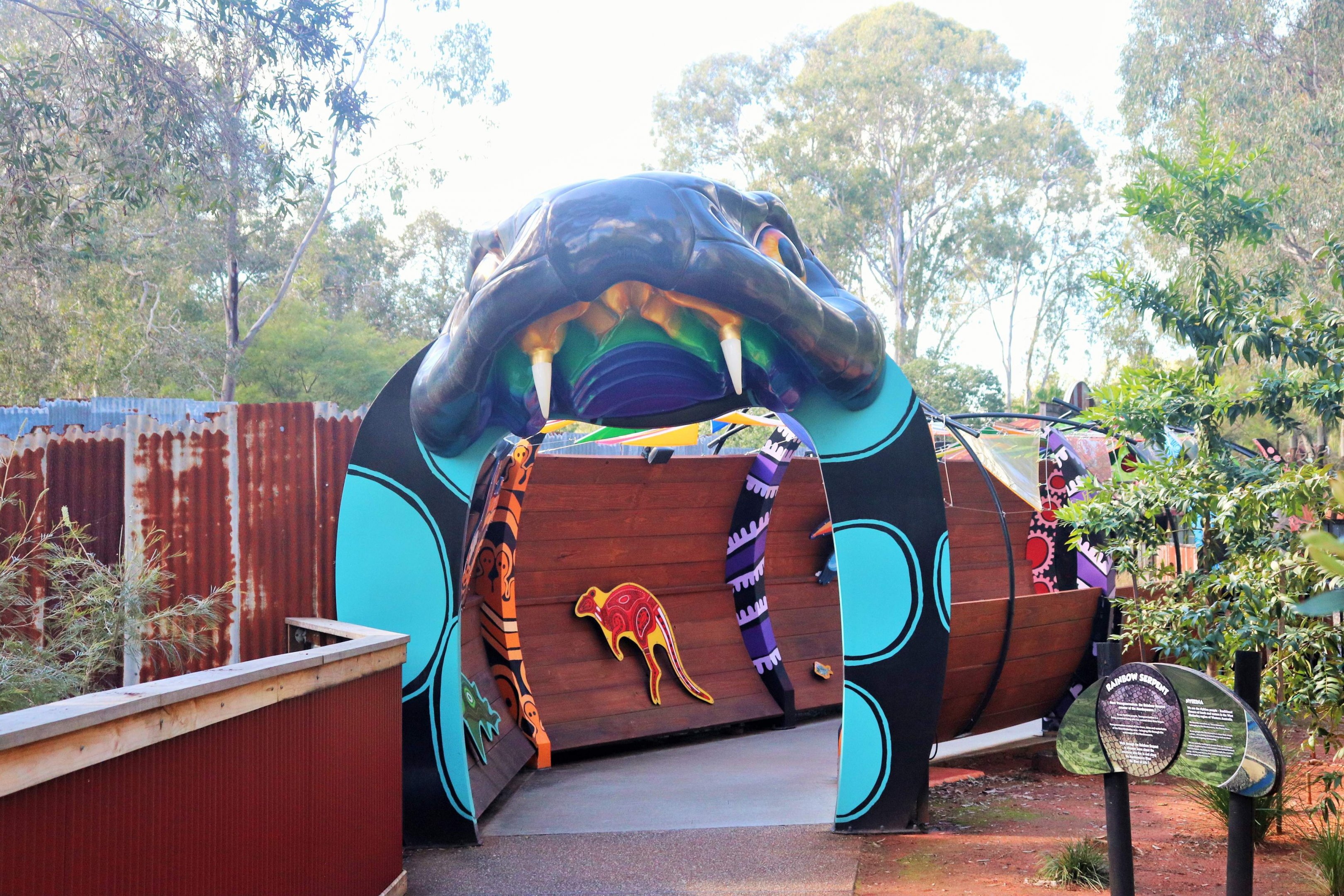 'Rainbow Serpent' Entrance