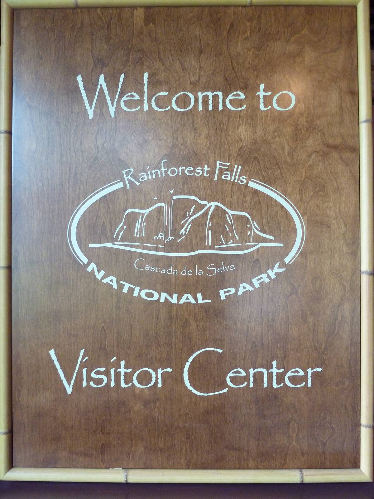 Rainforest Falls - Welcome Sign
