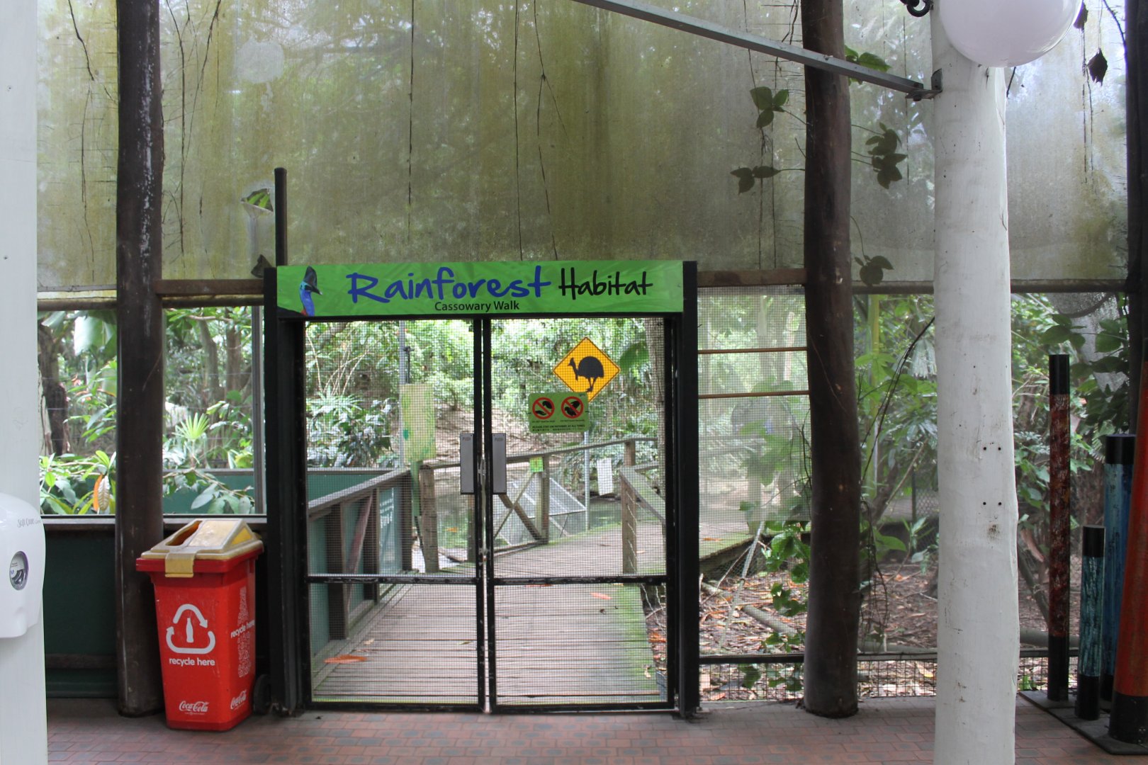 Rainforest Habitat entrance