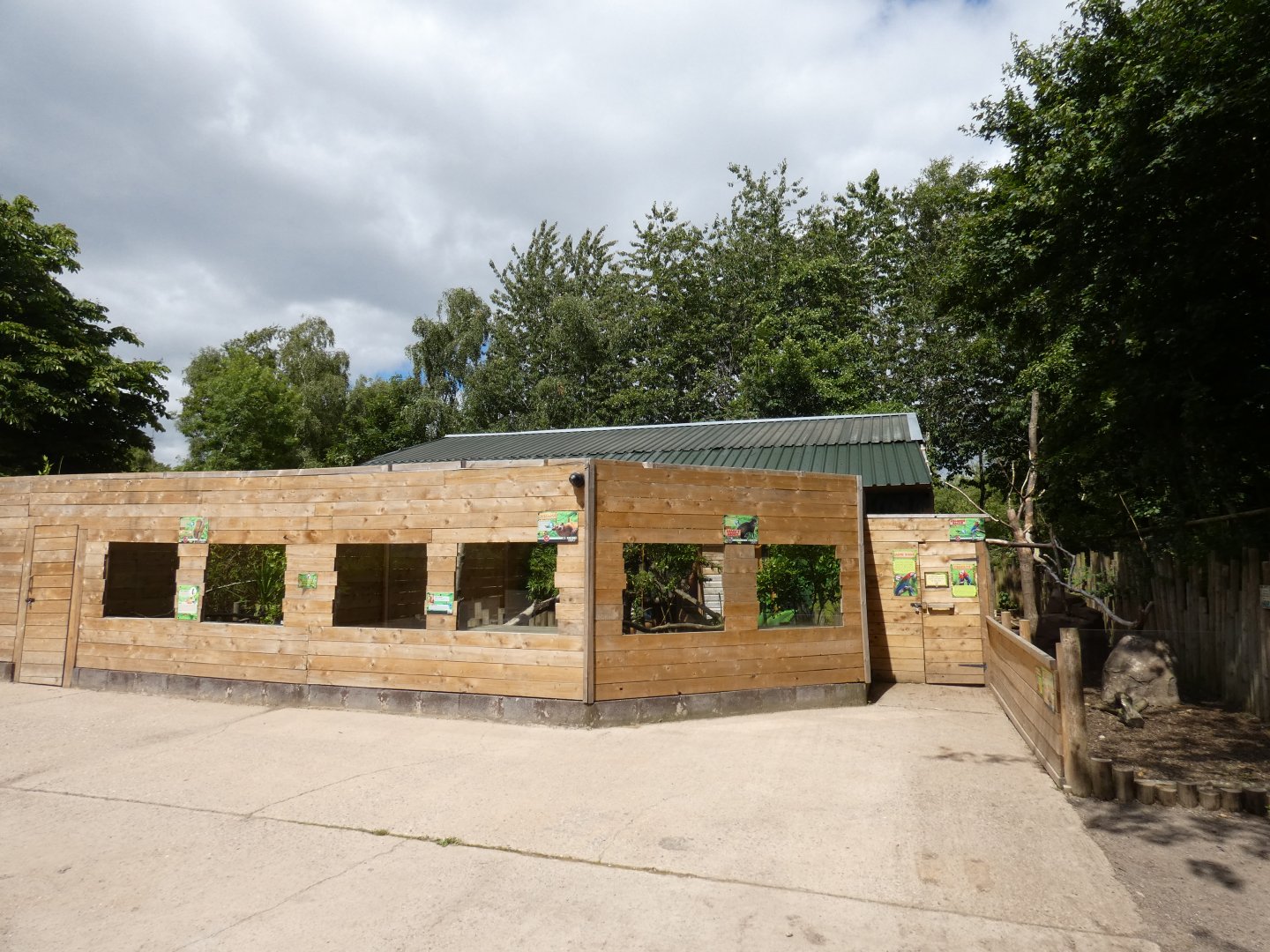 Rainforest house outdoor enclosure