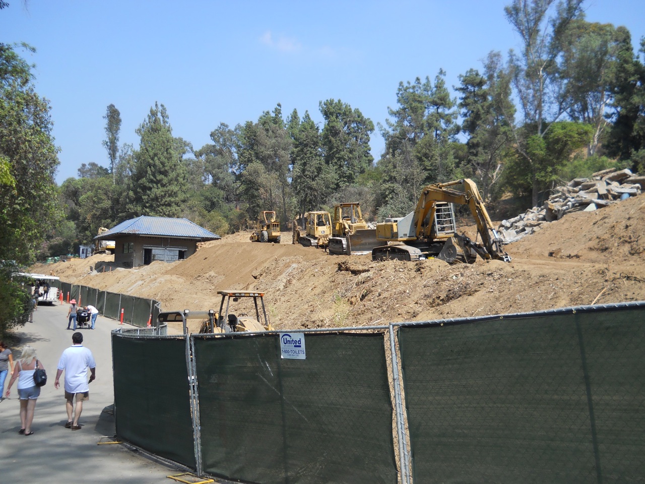 Rainforest of the Americas construction September 2011