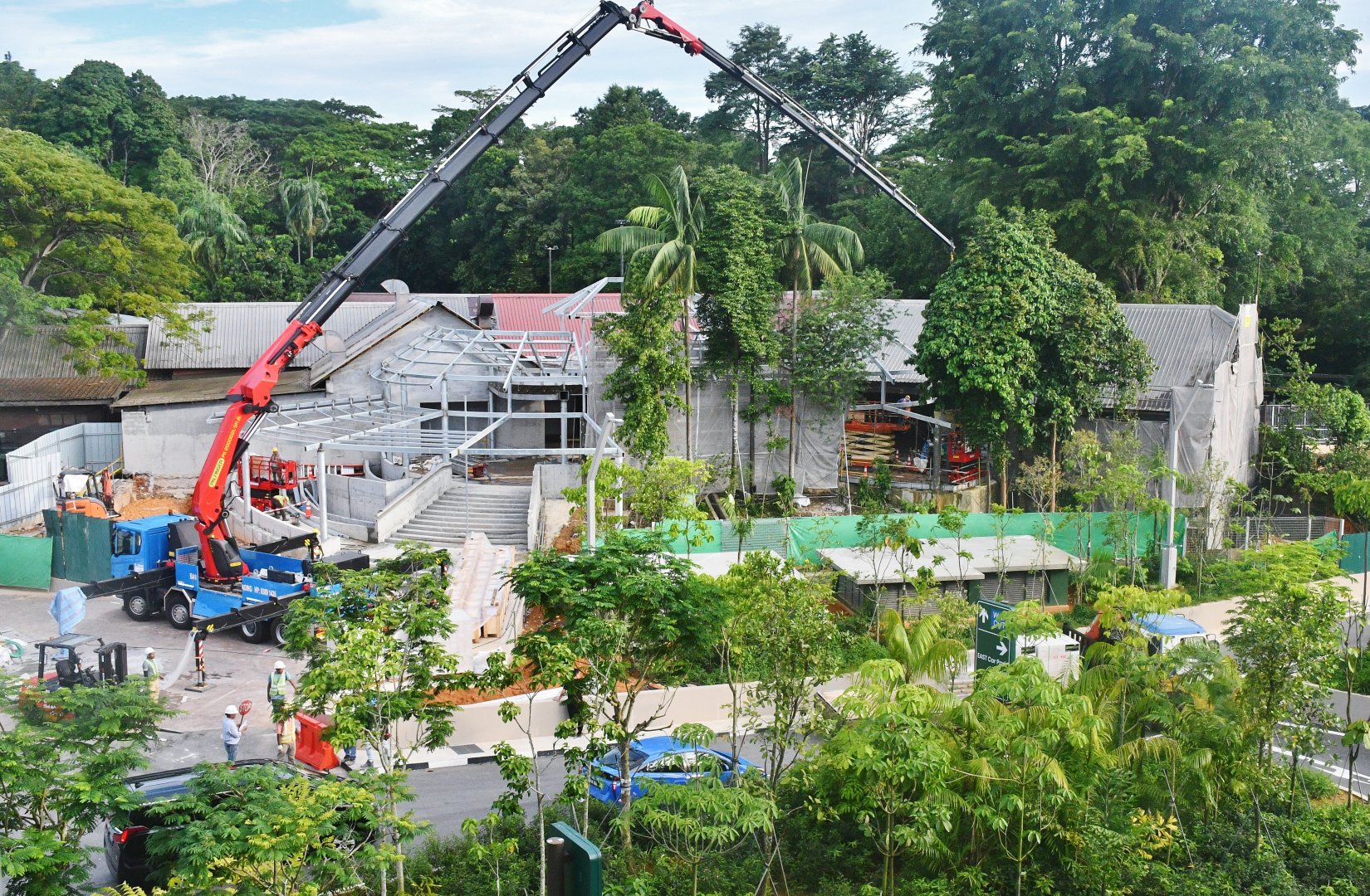 Rainforest Wild Africa entrance (under construction)