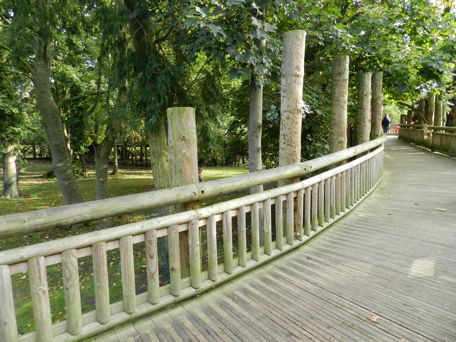 Raised Walkway at Flamingo Land - 14/10/2012