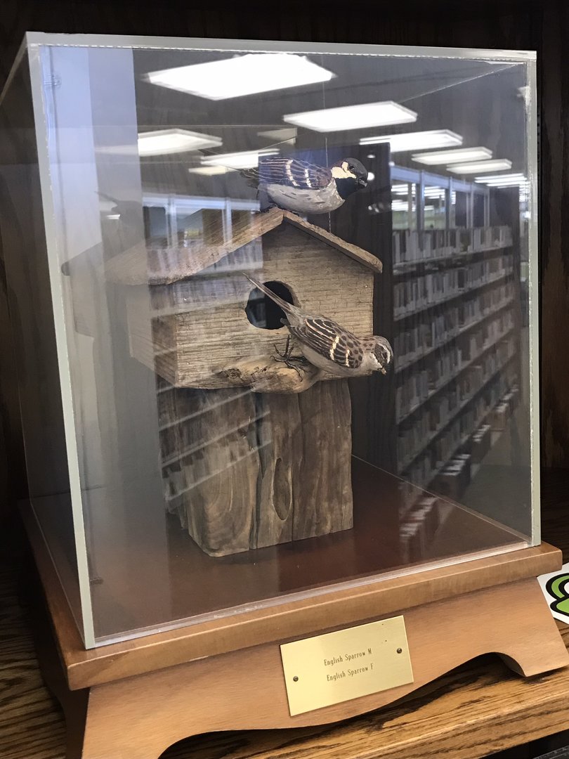 Randolph County Public Library: European Sparrow Carvings