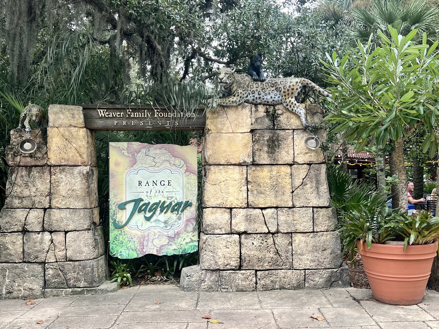 Range of the Jaguar exhibit complex