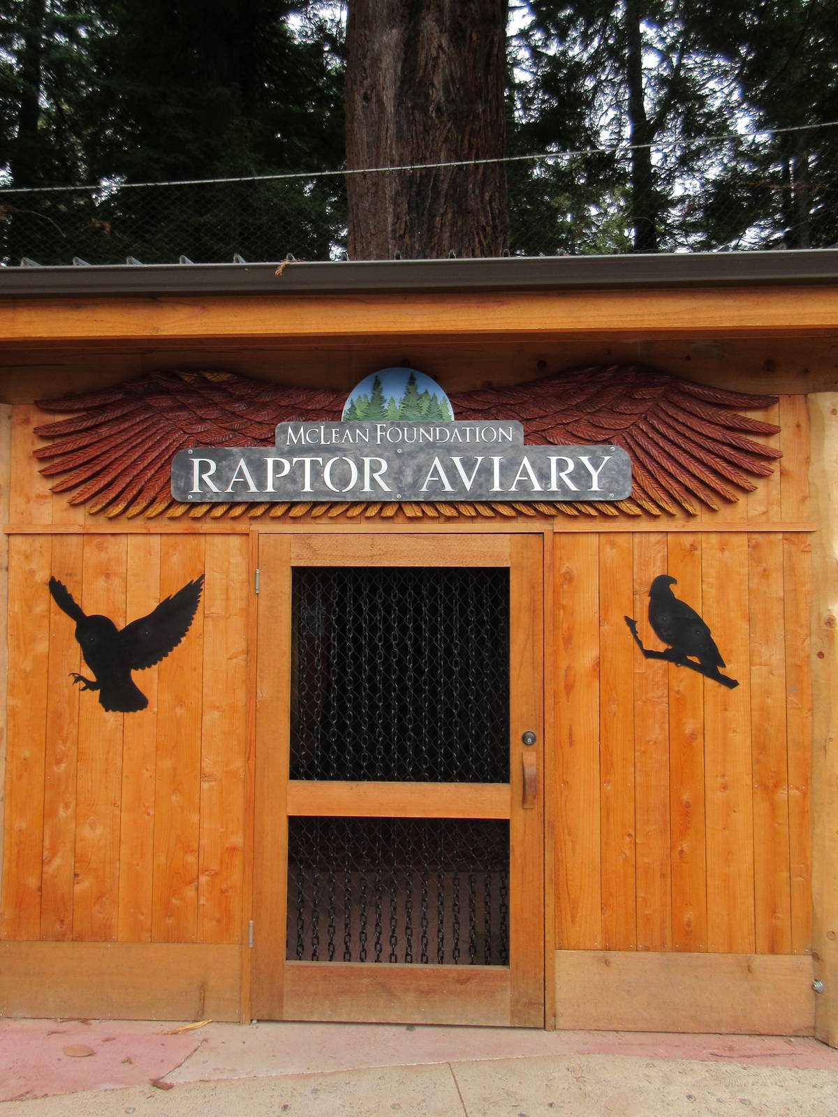 Raptor Aviary - Entrance