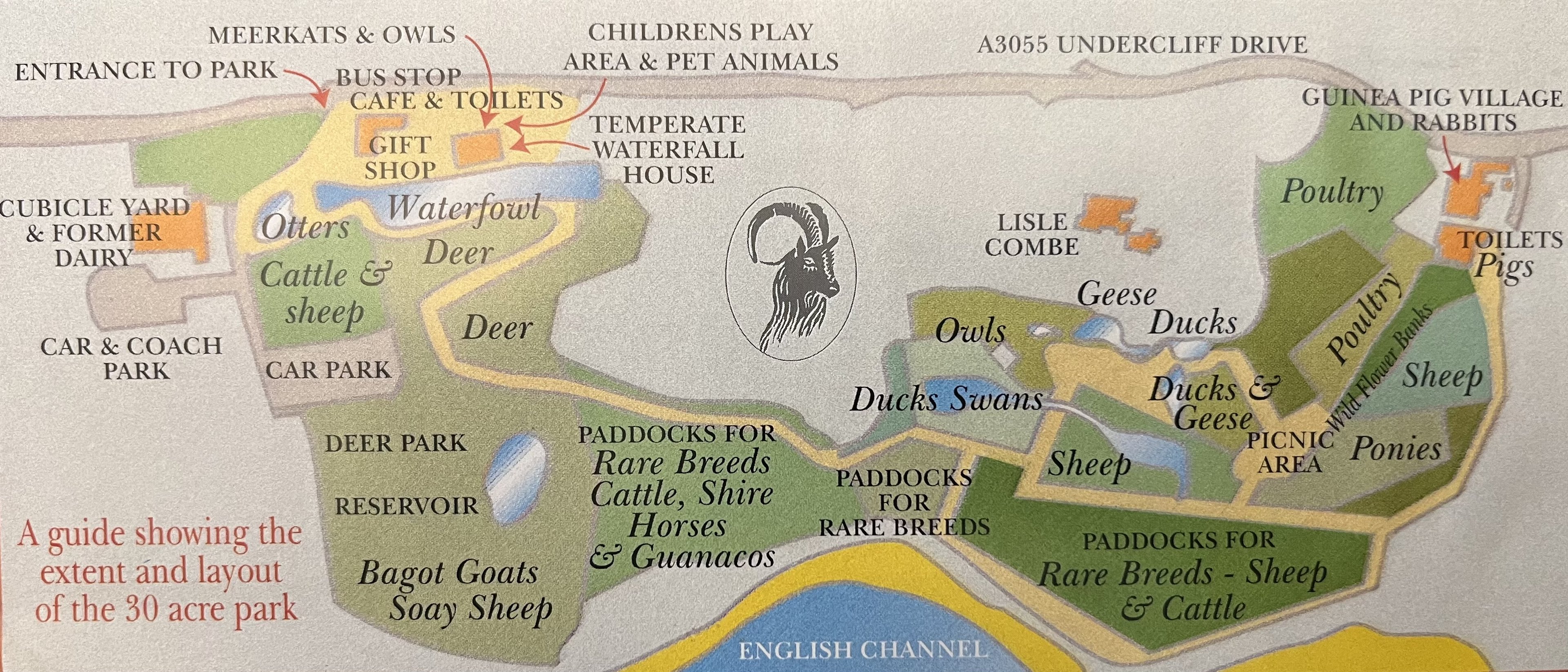 Rare Breeds & Waterfowl Park Map