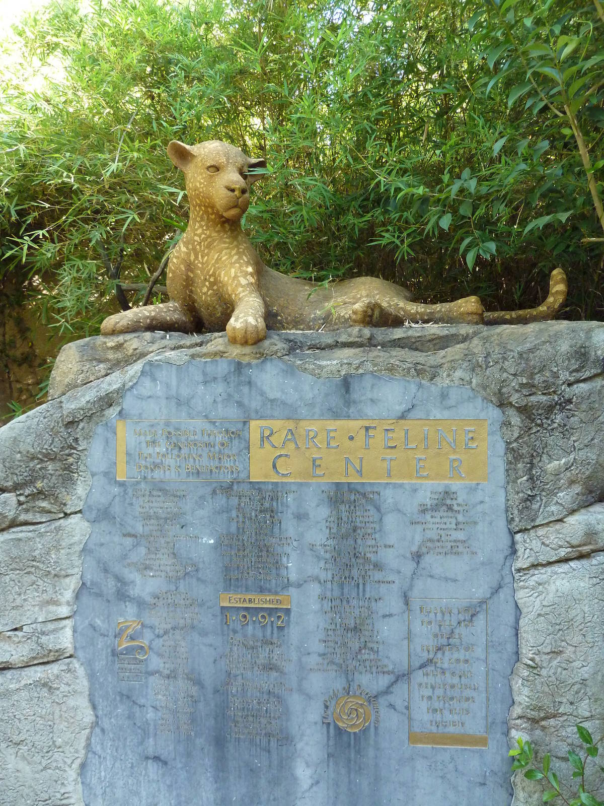 Rare Feline Center Sign