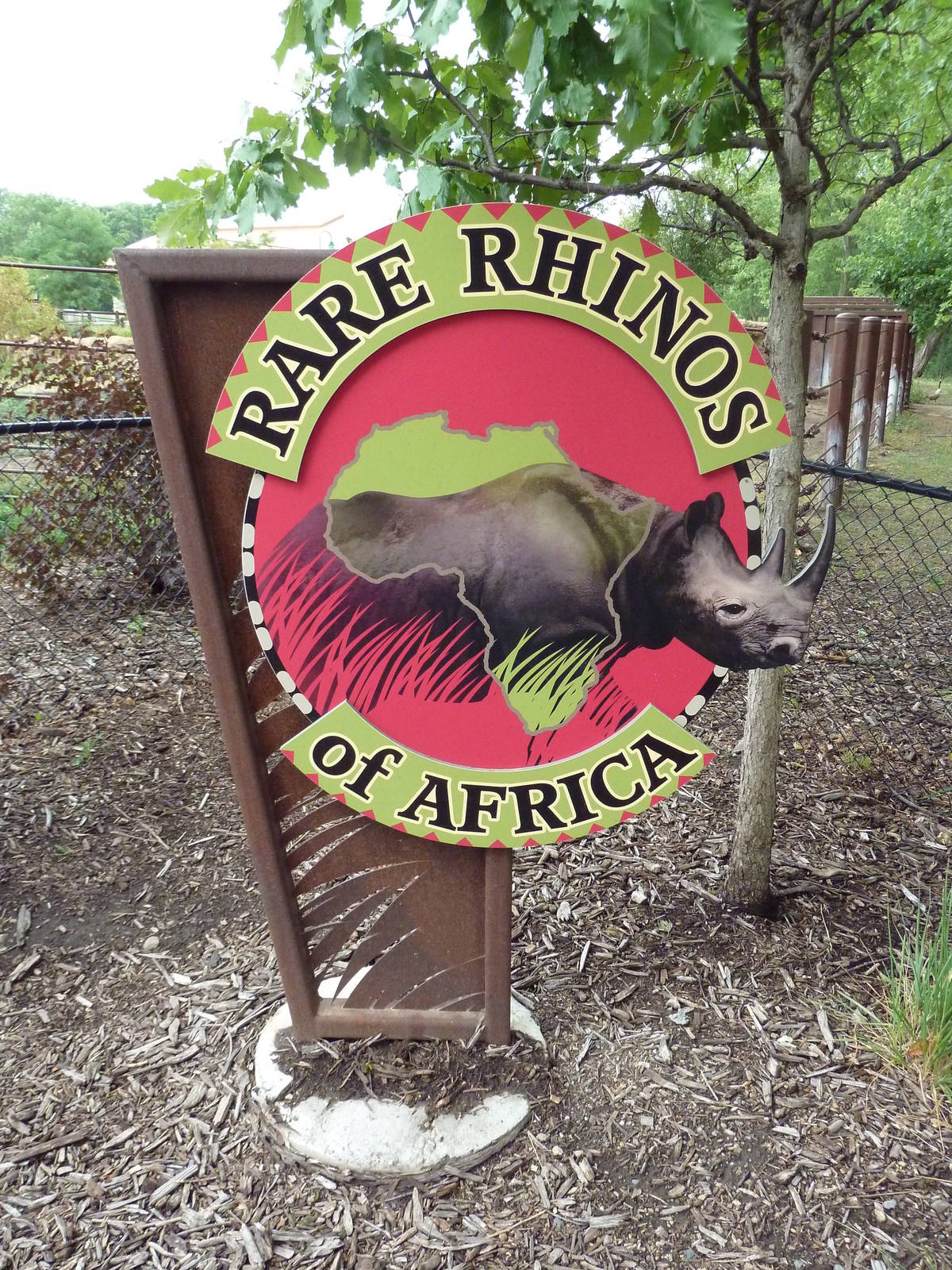 Rare Rhinos of Africa - Entrance Sign