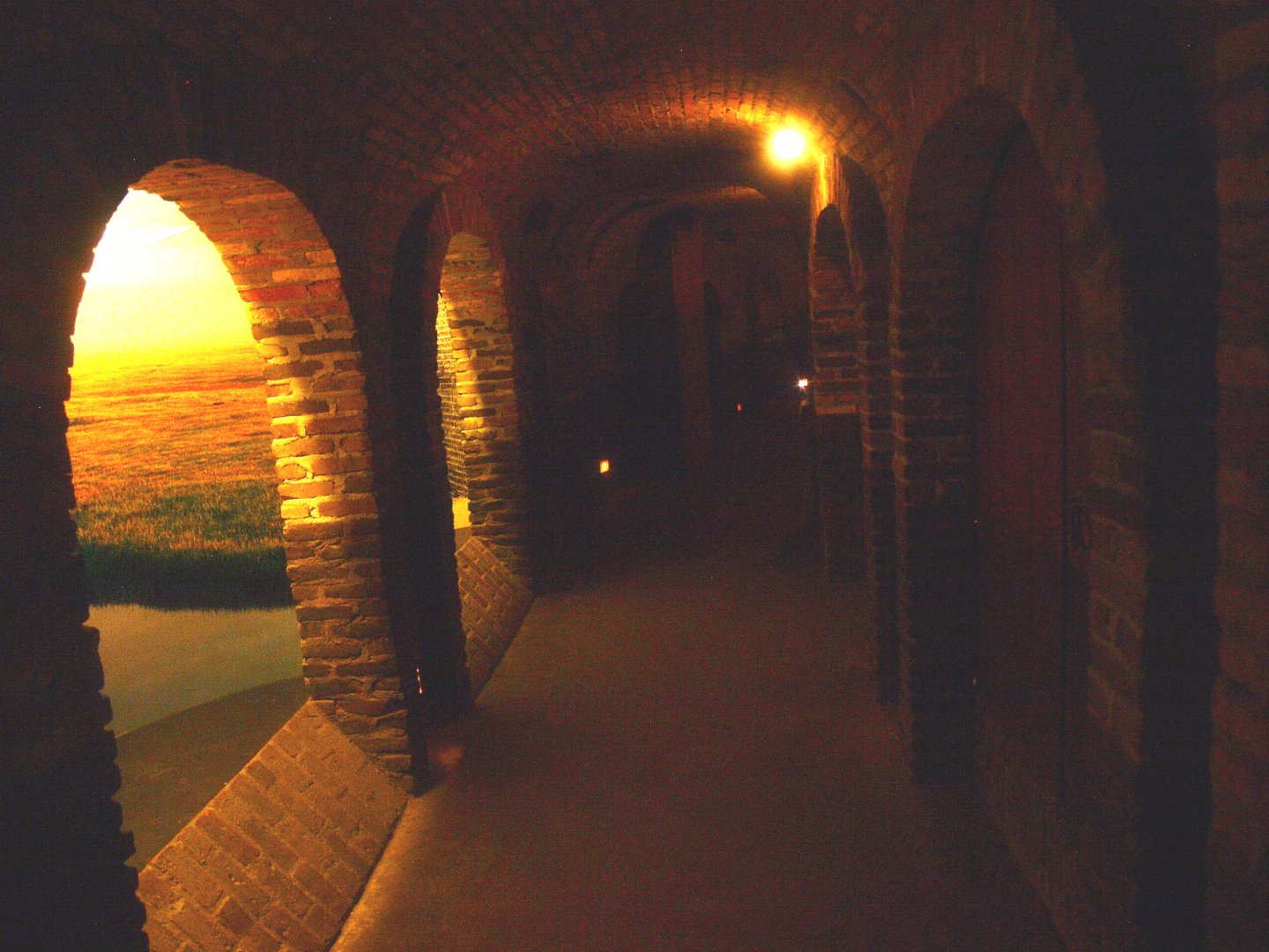 Rat Sewer - Walkway and part of rat exhibit, 2015-07-19