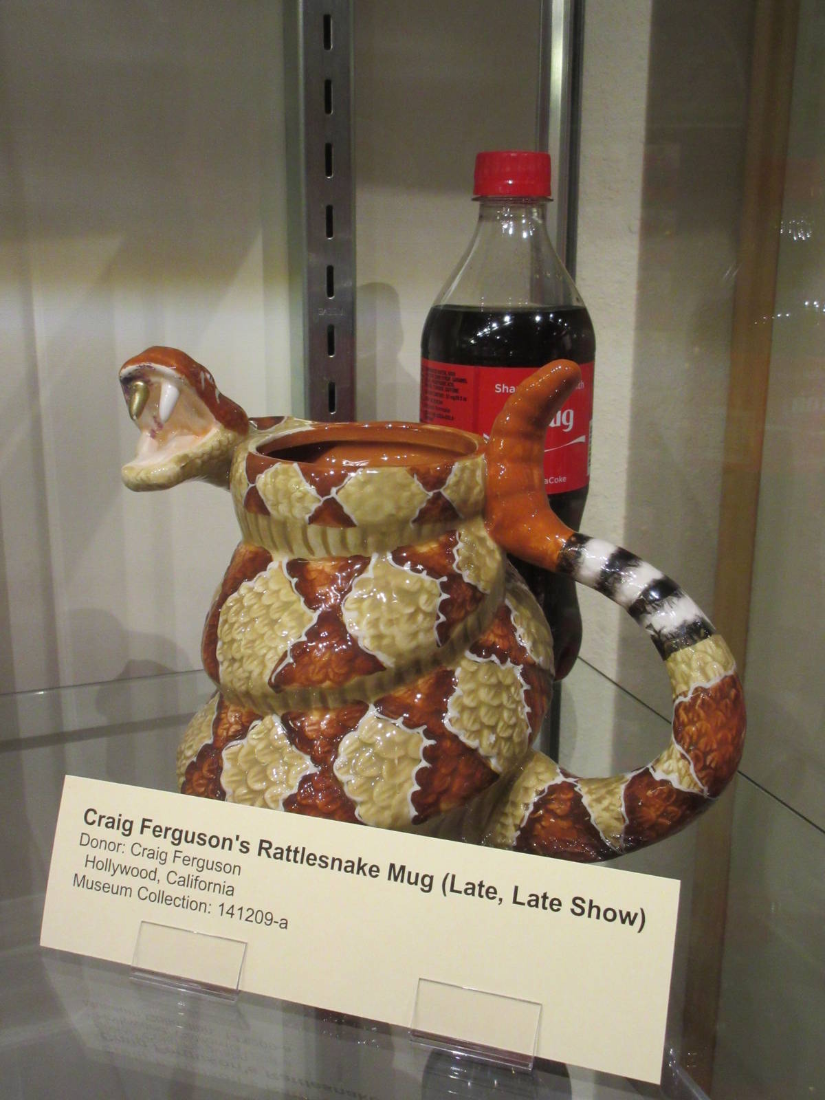 Rattlesnake Mug - made famous by Craig Ferguson