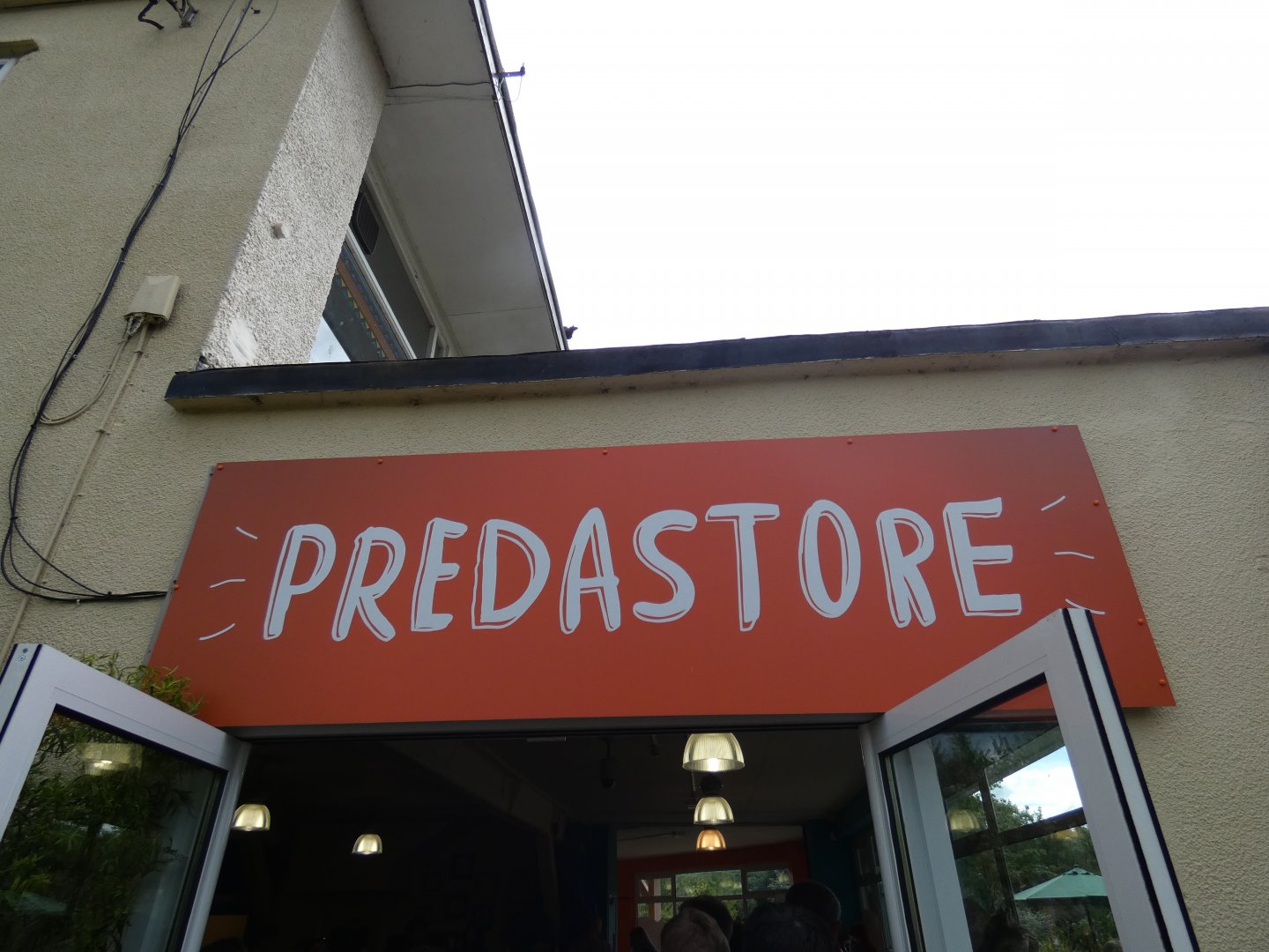 Re-branded shop for 'Predator' exhibition