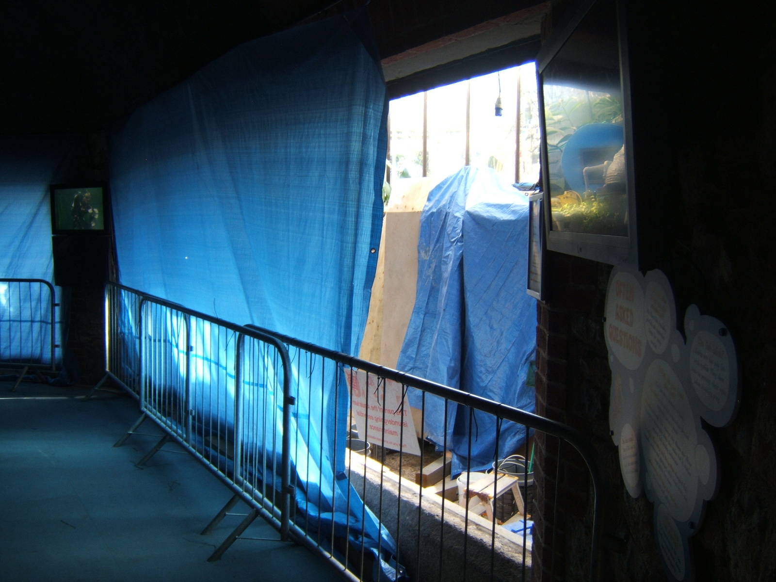 Re-furb work on a couple of the large tanks