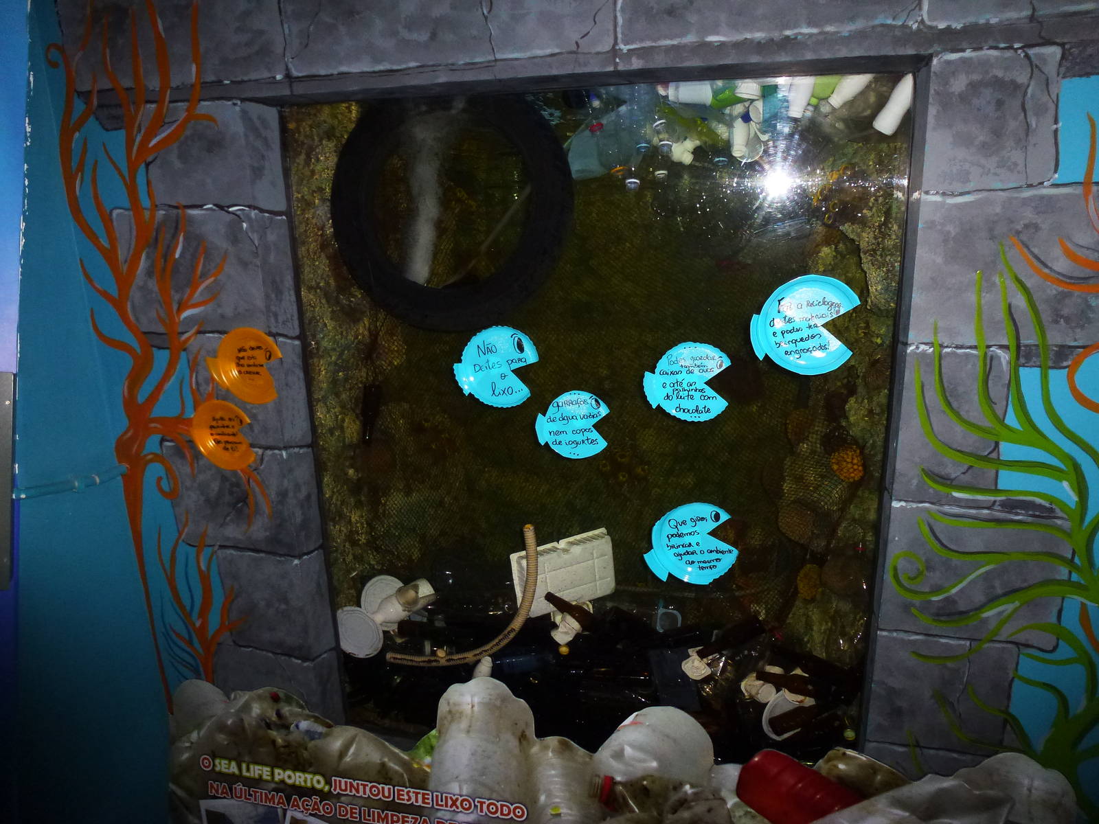 Recycling exhibit, November 2013.